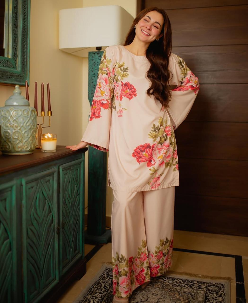 2 Pcs Women's Stitched Printed Co - Ord Set - Fashion Lovers