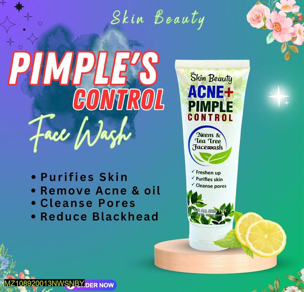 Acne+ Pimple control Best 100% Natural Face Wash , 100 Ml - Fashion Lovers