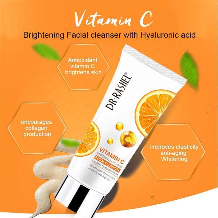 DR.RASHEL Vitamin - C Facial Cleanser,Anti - Acne Facial Cleanser - 80ML - Fashion Lovers