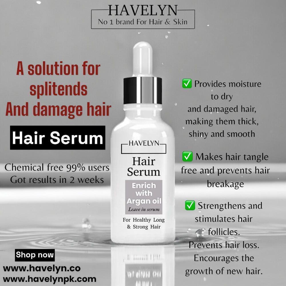 Havelyn hair serum with 7 Day Ginger Oil Natural Hair Loss Treatement Effective Fast Growth Hair Care 30ML - Fashion Lovers