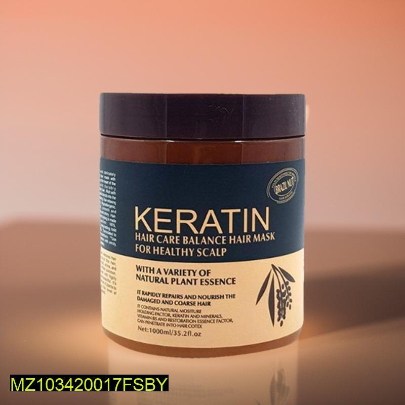 Keratin Hair Mask - Professional Treatment for Hair Repair, Nourishment & Beauty - Hair Mask - Vitamin Complex for All Hair Types - Fashion Lovers