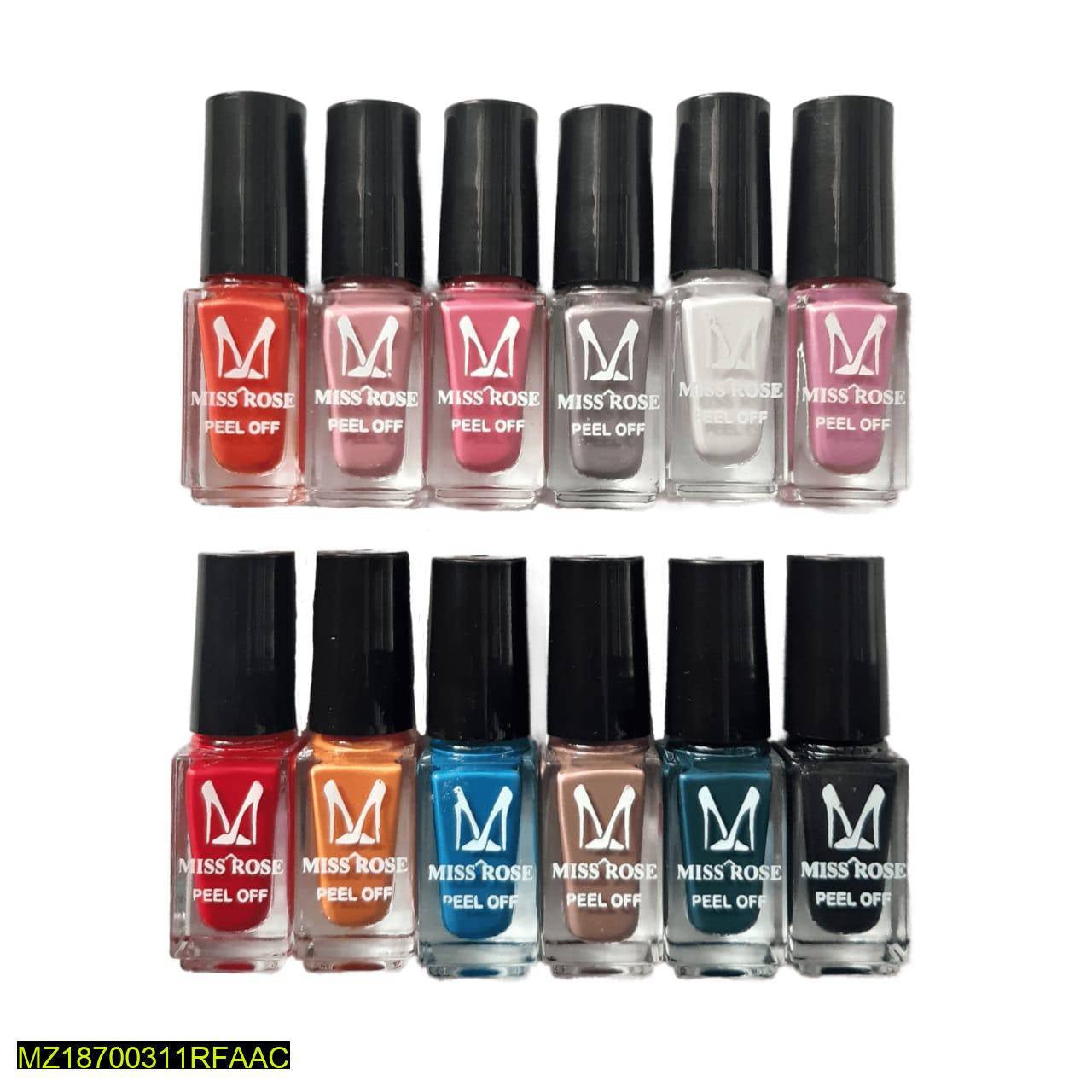 Nail Polish, Pack Of 12 - Best Price - Fashion Lovers