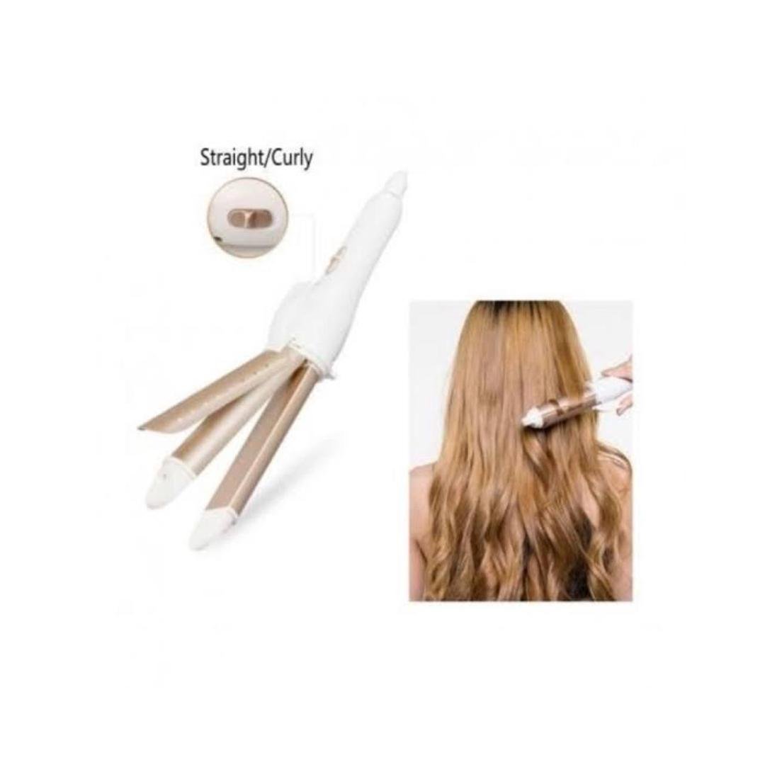 Nova NHC - 809RM 2in1 Hair Straightener & Curler – Quick Heating & Sleek Styling - Fashion Lovers