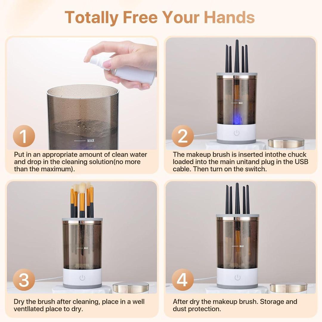 Portable Electric Makeup Brushe Cleaner - Fashion Lovers