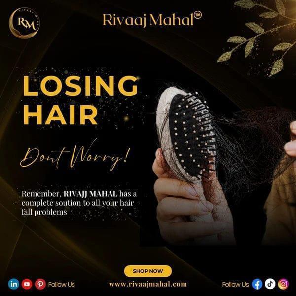 Rivaaj Mahal Hair Oil (200ml) – Ultimate Hair Care Solution for Men & Women – Prevents Hair Fall, Eliminates Dandruff, Promotes Growth & Adds Shine - Fashion Lovers