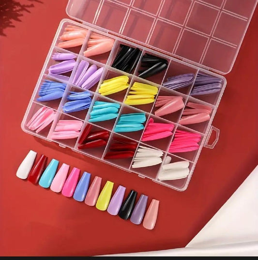 Smooth and Even Coverage Fake Nails 50 Pack Of 144 - Fashion Lovers