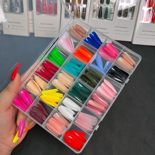 Smooth and Even Coverage Stick On Artificial Nails - Fashion Lovers