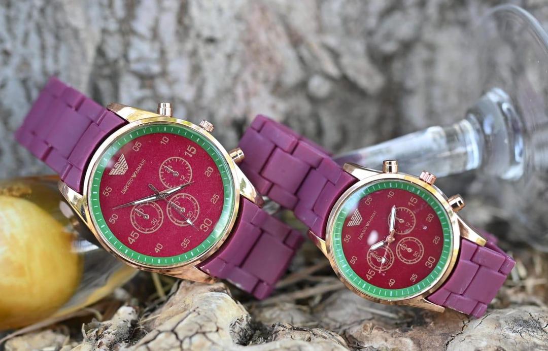 Stainless Steel Quartz Couple Watches - 2 Pcs Unisex Analogue Timepieces - Fashion Lovers