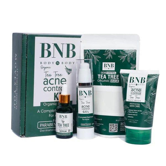 Tea Tree Organic Acne Control Facial Kit | 4 In 1 Tea Tree Facial Kit | Organic facial kit - Fashion Lovers
