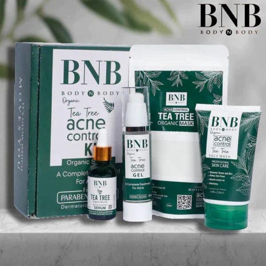Tea Tree Organic Acne Control Facial Kit | 4 In 1 Tea Tree Facial Kit | Organic facial kit - Fashion Lovers