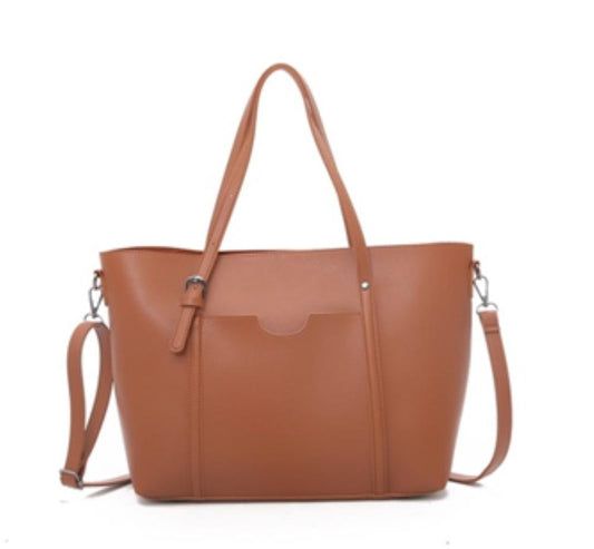 Women's PU Leather Plain | Top Handle Tote Handbag | Carry Style and Elegance With Our Hand Bags Collection - Fashion Lovers