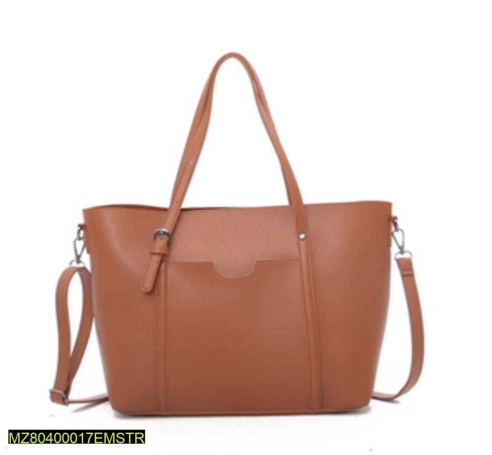 Women's PU Leather Plain | Top Handle Tote Handbag | Carry Style and Elegance With Our Hand Bags Collection - Fashion Lovers